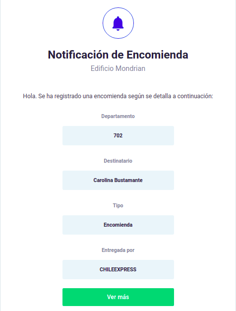 Ejemplos De Correos Notificación De Una Nueva Encomienda Edipro Ayuda 8687