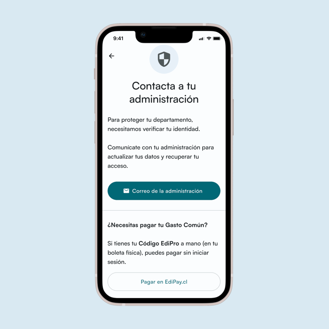 Recuperar Cuenta - App Residentes